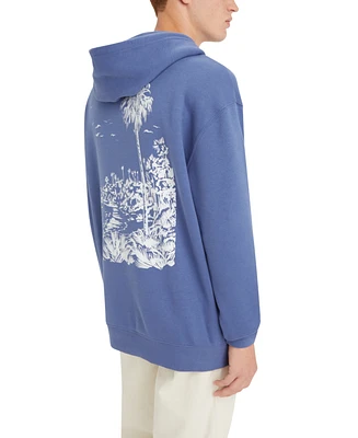 Levi's Men's Relaxed-Fit Palm Tree Graphic Hoodie