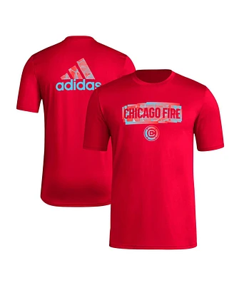 Men's adidas Red Chicago Fire Local Pop Aeroready T-shirt