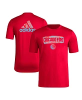 Men's adidas Red Chicago Fire Local Pop Aeroready T-shirt