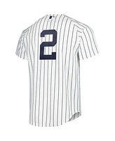Men's Mitchell & Ness Derek Jeter White New York Yankees Cooperstown Collection Authentic Jersey