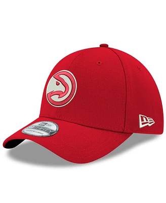 Men's New Era Red Atlanta Hawks Team Classic 39THIRTY Flex Hat