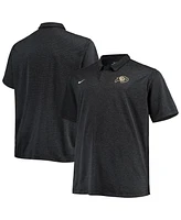 Men's Nike Heathered Black Colorado Buffaloes Big and Tall Performance Polo Shirt