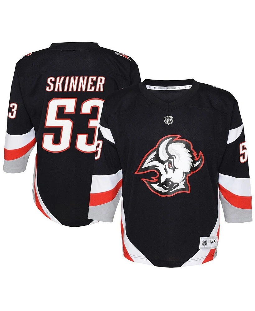 Big Boys Jeff Skinner Black Buffalo Sabres Alternate Replica Player Jersey