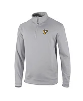 Men's Columbia Gray Pittsburgh Penguins Wickham Hills Omni-Wick Quarter-Zip Jacket