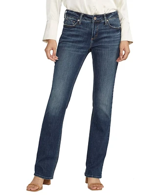 Silver Jeans Co. Elyse Mid Rise Slim Bootcut Luxe Stretch