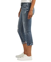Silver Jeans Co. Suki Mid Rise Americana Capri