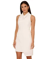 Adrianna by Papell Women's Asymmetric Sleeveless Sheath Dress