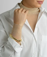 Adornia 14K Gold-Plated Tall Omega Bracelet