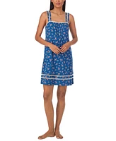 Lauren Ralph Women's Floral Lace-Trim Nightgown