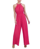 Vince Camuto Women's Chiffon Halter-Neck Wide-Leg Jumpsuit