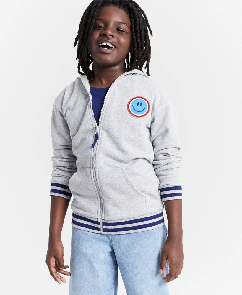 Epic Threads Little and Big Boys Happy Day Zip-Up Hoodie, Created for Macy's