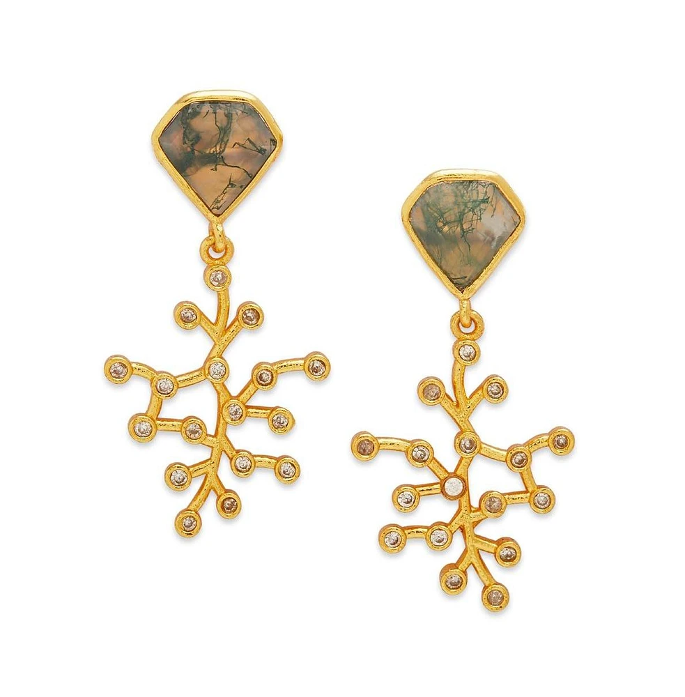 Dhwani Bansal Zelena Mini Earrings