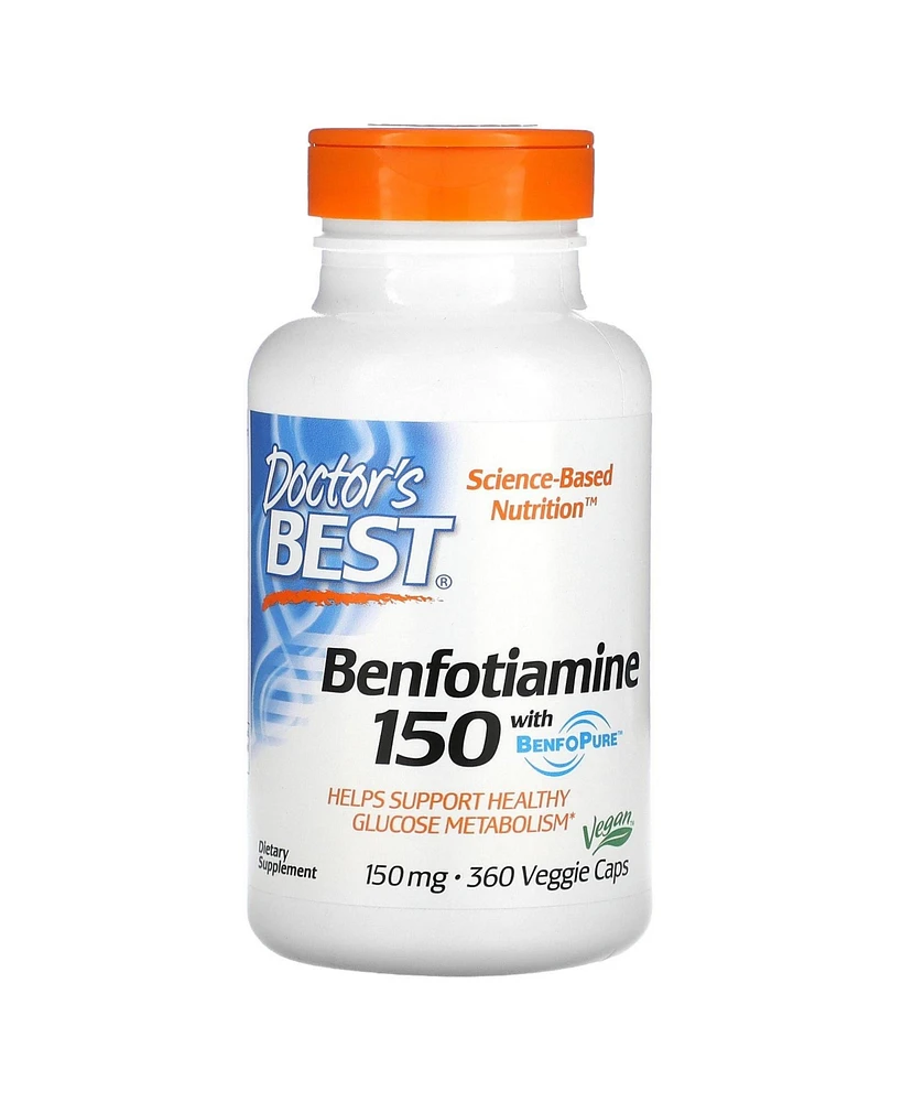 Doctor's Best Benfotiamine with BenfoPure 150 mg - 360 Veggie Caps