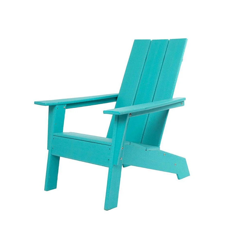 ResinTEAK Adirondack Chair For Fire Pits, Patio, Porch, and Deck, Modern Collection