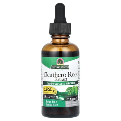 Nature's Answer Eleuthero Root Extract Alcohol-Free 2 000 mg - 2 fl oz (60 ml) - Assorted Pre