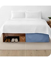 Bare Home Tailored 15" Pleated Bed skirt King
