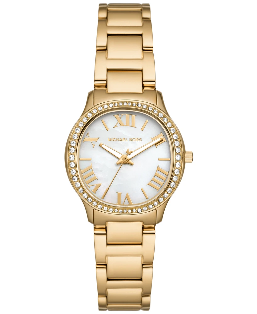 Michael Kors Women's Sage Three-Hand -Tone Stainless Steel Watch 31mm