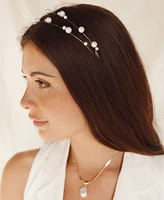 Ettika Topped in Imitation Pearls Headband