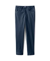 Lands' End Big Girls School Uniform Slim Fit Stretch Chino Pants