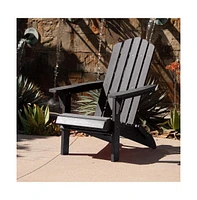 PolyTEAK Folding Adirondack Chair For Fire Pits, Patio, Porch, and Deck, Classic Collection