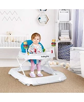 Slickblue Adjustable Height Removable Folding Portable Baby Walker