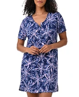 Splendid Women's Printed Short-Sleeve Sleepshirt