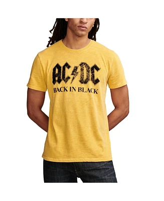 Lucky Brand Men's Acdc Back Black Short Sleeve T-shirt