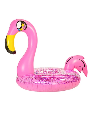 PoolCandy Glitter Flamingo 48" Jumbo Pool Tube