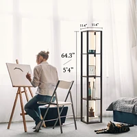 Fenlo Fancy - Led Display Shelf Floor Lamp with 3 Brightness Levels