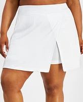 Id Ideology Plus Size Side-Slit Skort, Created for Macy's