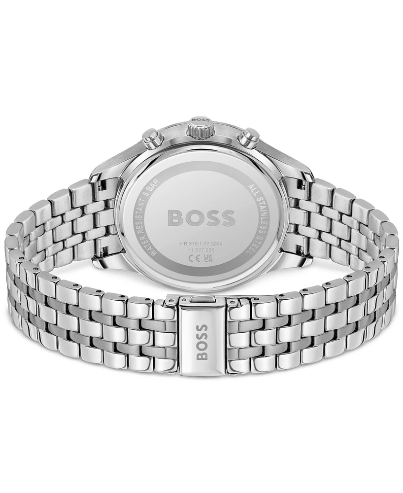 Boss Men's Chronograph Avery Stainless Steel Bracelet Watch 42mm