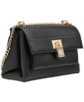 Dkny Evie Small Leather Flap Crossbody