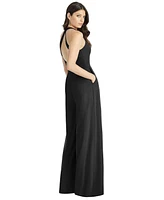 Dessy Collection V-Neck Wide-Leg Jumpsuit