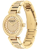 Coach Women's Cary Gold-Tone Stainless Steel Crystal Watch 34mm