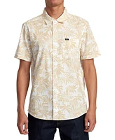 Rvca Men's Rvgazi Short Sleeve Shirt