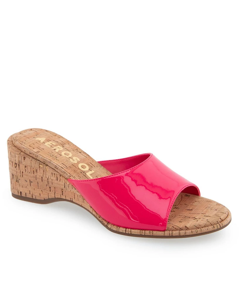 Aerosoles Women's New Year Dress Slip On Wedge