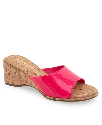 Aerosoles Women's New Year Dress Slip On Wedge