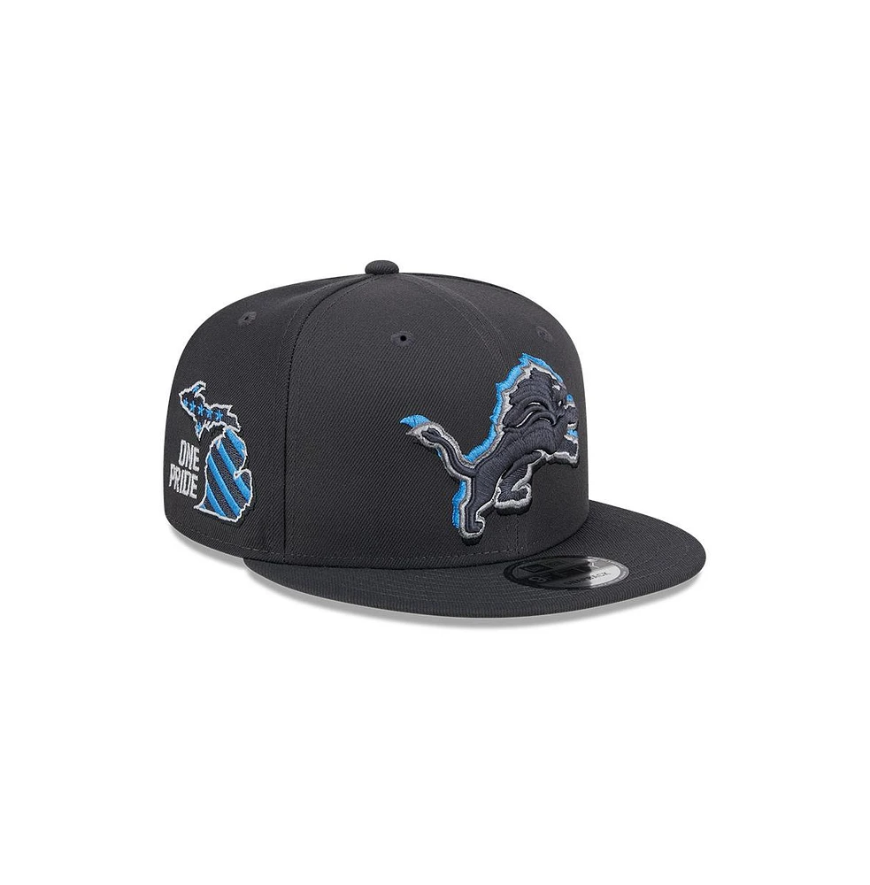 Men's New Era Detroit Lions 2024 Nfl Draft 9FIFTY Snapback Hat