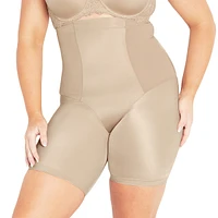 City Chic Plus Smooth & Thigh Shaper - bronze