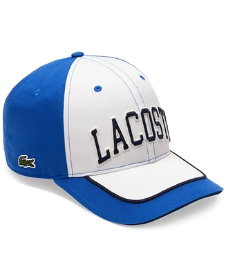 Lacoste Men's Colorblocked Twill Hat - Itx Farine/ladigue