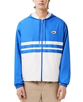 Lacoste Men's Colorblocked Full-Zip Hooded Jacket