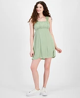 Self Esteem Juniors' Lace Trim Mini Dress