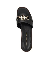 Tommy Hilfiger Women's Pipper Logo Flat Slide Sandals