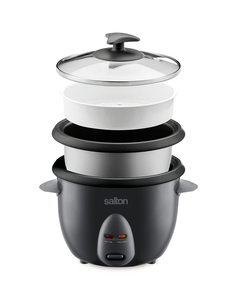 Salton 10 Cup Automatic Rice Cooker Steamer