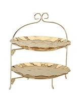 Certified International Gold Coast 2 Tier Rack with 11" Plates