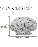 Certified International Silver Coast 3-d Shell Platter