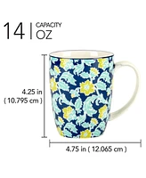 Certified International Tapestry Mugs, Set of 6