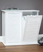 Household Essentials Tilt Out Laundry Double Sorter Cabinet
