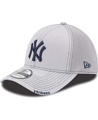 Men's New Era New York Yankees Gray Neo 39THIRTY Stretch Fit Hat