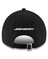 Men's New Era Black Josh Berry Name and Number 9TWENTY Adjustable Hat